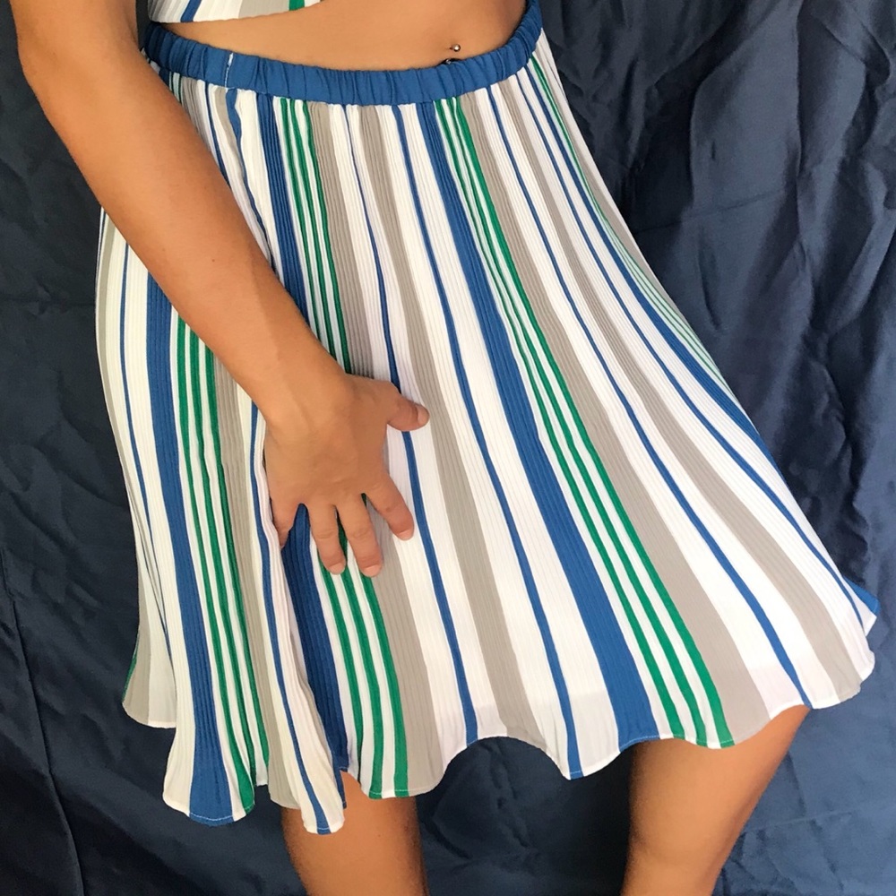 Striped Banana Republic Skirt